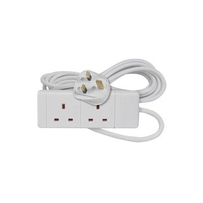 2 Gang 5 Meter Extension Lead