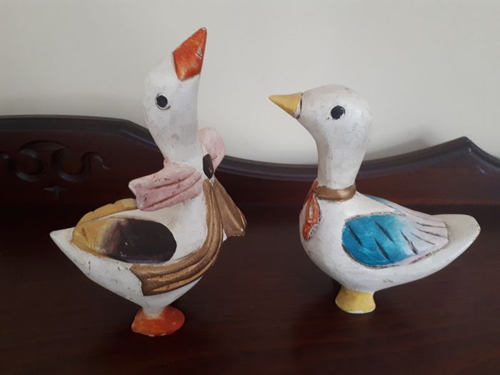 Wooden Ducks x 2