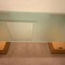 Habitat Solid Oak Pedestal + Glass Desk Image 4