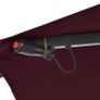 Cantilever Umbrella with LED Lights Bordeaux Red 350 cm Image 5