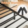 King Size Metal Bed Frame Platform Image 4