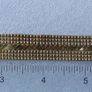 Vintage 1970's 18ct Gold Plated  Mesh Bracelet Textured Stripe Design Image 7