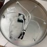 Pendant light silver with white glass Image 6