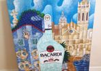 Bacardi one painting 30 euro ono