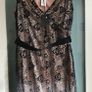 RENATO NUCCI Paris Taupe and Black dress Sz 10 UK - Bnwt Rrp 239 Sterling Image 2