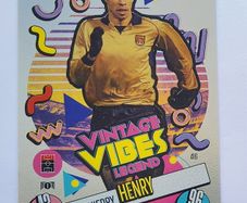 Thierry Henry #416 Vintage Vibes Match Attax 2024-25 Arsenal