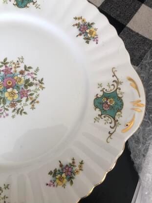 True love cake plate by Royal Stafford