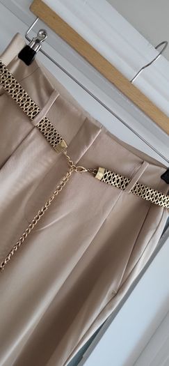 CAMBIO Kate tan cigarette style pants Sz 10UK - Bnwot -Rrp 159.90