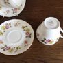 4 Duchess Romance Pattern Bone china floral cups and saucers Image 2