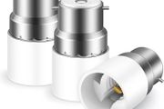 BC to ES Lamp Base Adaptor, Bayonet to Edison Screw Adapter, 0 250V, 120 Heat Resistant, Lamp Socket Converter for LED, CFL Bulbs