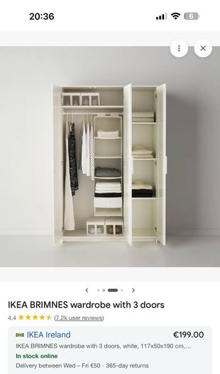 Brimnes wardrobe