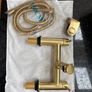 Brushed Brass Bath Mixer Image 4