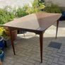Fabulous Original Mid-Century Modern Extendable Dining or Kitchen Table For Four to Six People, Very Good Condition, Chairs NOT Included Image 2