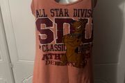 Denim Co. long line salmon Scooby Doo top size UK16 EU44 Postage included