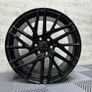 19" Motion R VS8 Alloy wheels Ford Transit Custom Van centre bore 74.5 6x120 Gloss Black Image 3