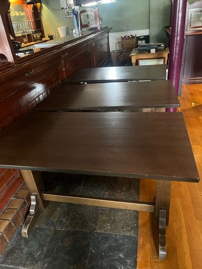 restaurant/pub tables and chairs