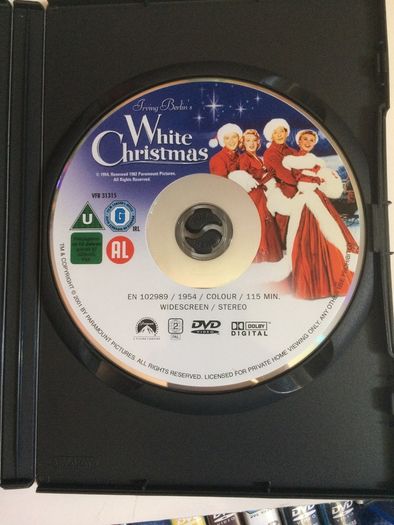 White Christmas [1954] Bing Crosby, Danny Kaye, Rosemary Clooney  [Movie DVD]