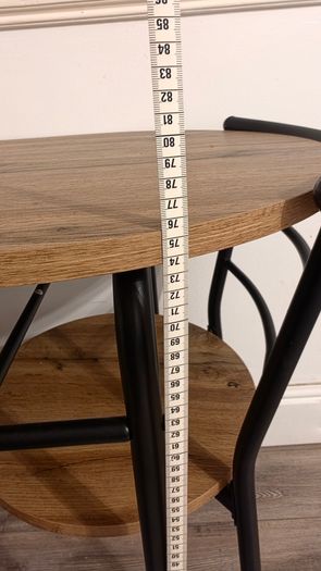 Compact Dining / Coffee Table & 2 Chairs Set