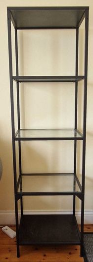 Glass & Metal Shelf Unit (26262)