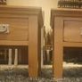Solid Oak Coffee Table & 2 Matching Lamp Tables Set Image 6