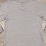 Carhartt Half Button Workwear Long Sleeve Shirt Mens L/XL Image 2