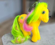 Tutti Tails Tropical Ponies MLP G1 My Little Pony