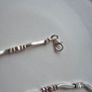 Colier sterling silver with stones pink very good condition Image 8
