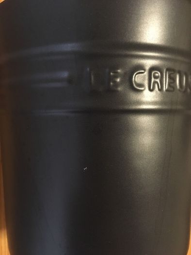 Le Creuset Dark Grey Storage Jar