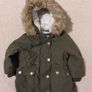 Warm fleece lined Hooded Parka Jacket Image 2