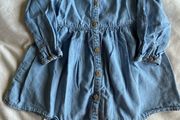Denim dress &amp; leggings 12-18 months