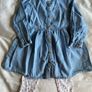 Twin denim dresses & leggings Image 3