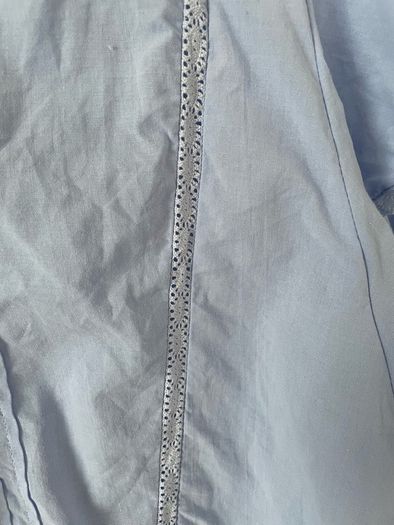 Women's blue top blouse