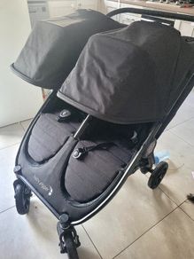 Baby Jogger Double Buggy with car seat adapters