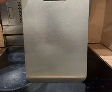 Stainless Steel Chopping Board with Carry Handle Heavy Duty Kitchen Board