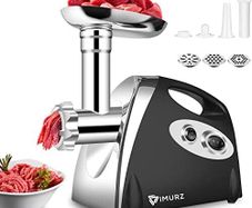 Electric Meat Grinder and Duty Household Sausage Maker Meats Mincer Food Grinding Mincing Machine 2800W Copper Motor