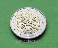 Slovakia 2023 year Uncirculated 2 Euro coin.