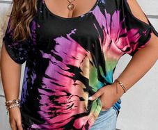 Lovely Summer Top size 20 - cold shoulder style