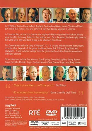 Their Finest Hour: Munster 12, All Blacks 0 DVD BRAND NEW & SEALED