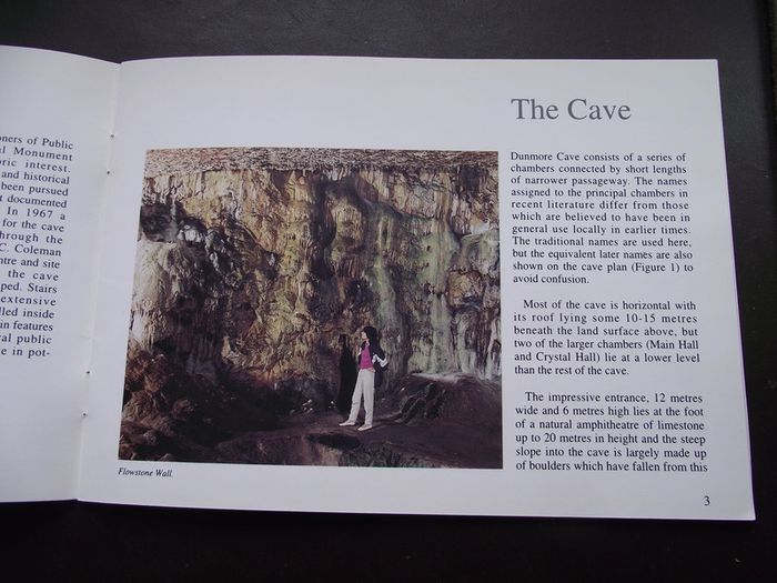 1993 OPW Booklet 'Dunmore Cave'
