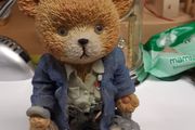 Teddy bear ornament