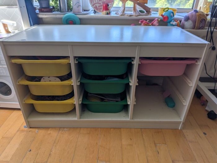 Ikea Trofast and 7 small drawers