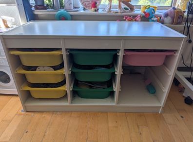 Ikea Trofast and 7 small drawers