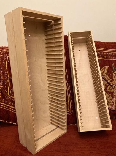 Collectible IKEA Boalt CD and DVD storage racks
