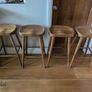 Ash Wood Stools x 4 Image 2