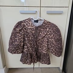 Asos Design animal print blouse uk 4-6 bnwot