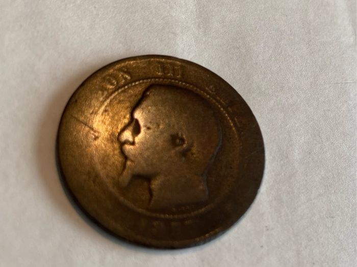 Collection of 5 antique coins / medals -  1800-1907