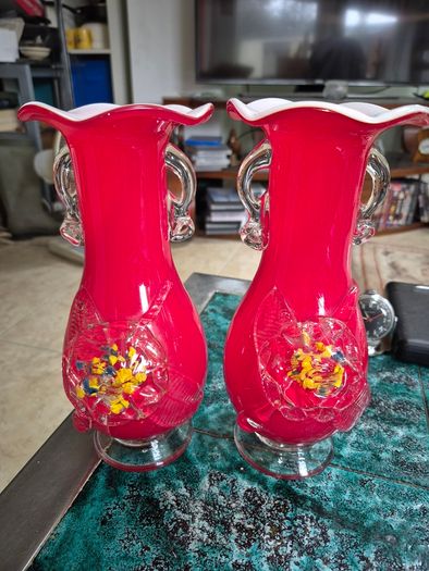 Pair of Murano vases 70s