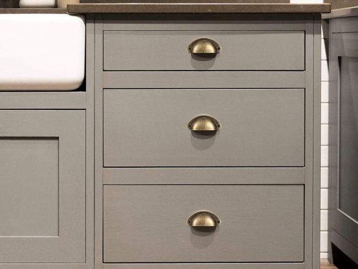 24 Pcs Shell Cup Handles, Semi Circle Drawer Pull Handle, Metal Kitchen Cupboard Cabinet Dresser Door Handles Knobs, Retro Furniture Knobs (FREE POSTAGE)