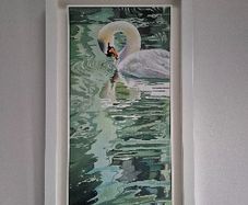 Echos of the Swan - oil painting