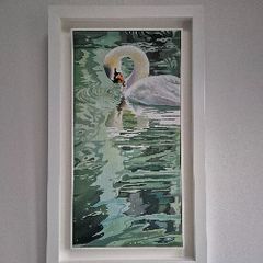 Echos of the Swan - oil painting
